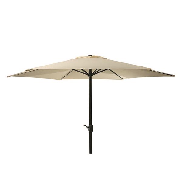 PARASOL ALUMINIO Ø300 CM PRAGA BEIGE