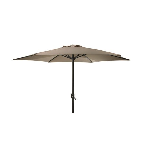 PARASOL ALUMINIO Ø300 CM PRAGA MARRÓN