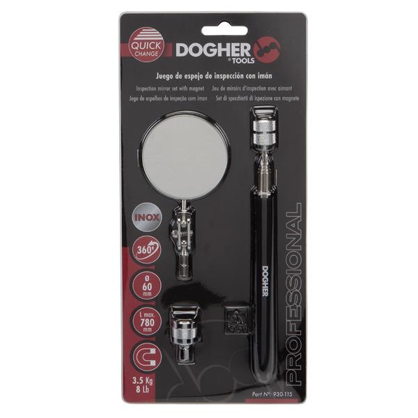 SET 3PZ IMAN3,5KG ESPEJO60MM FASTCHANGE