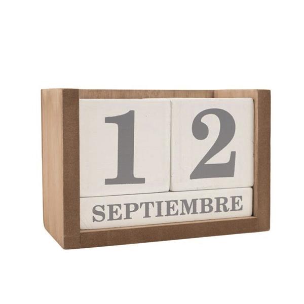 CALENDARIO MADERA