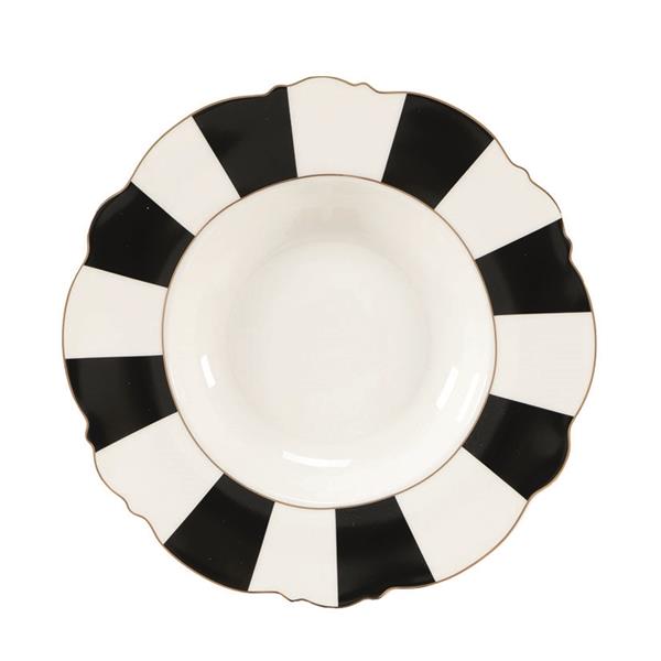 PLATO SOPERO 22.5CM.EXCELL.RAYAS 6 UDS.