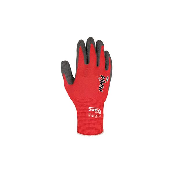 «Ninja Flex» Nylon rojo con látex rugoso.