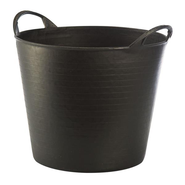 CAPAZO PLASTICO DOS ASAS NEGRO 26 Litros