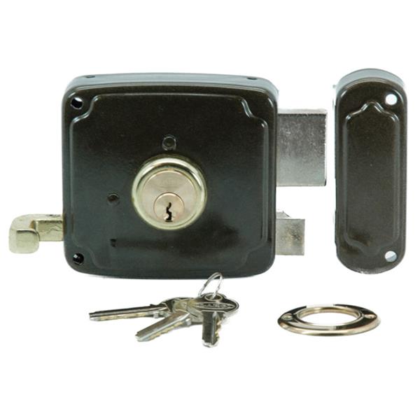 CERRADURA 1125 DE 80MM ESMALTADO IZDA BOMBILLO REDONDO