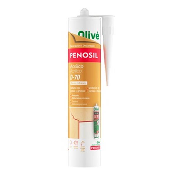 MASILLA ACRILICA GRIETAS D-70 BLANCO 300ml PENOSIL