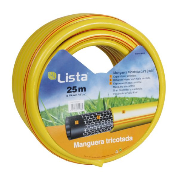 Mt MANGUERA RIEGO 15mm TRICOTADA LISTA (50mts)