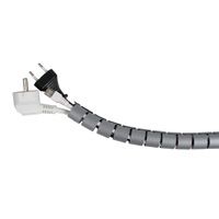 ORGANIZADOR CABLES GRIS 2M Ø 25...
