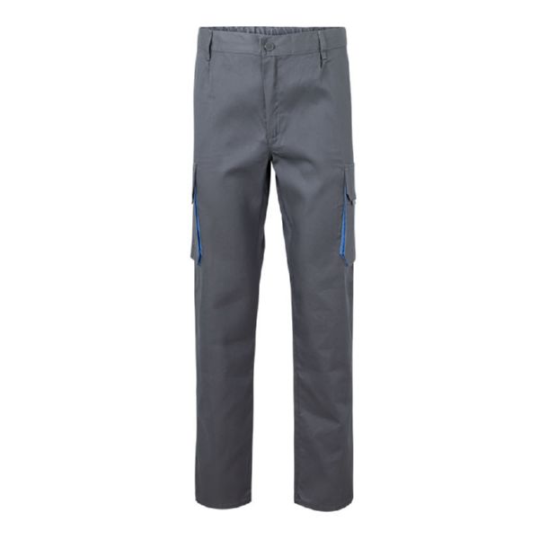 PANTALON BICOLOR MULTI.GRIS/CELESTE T/42