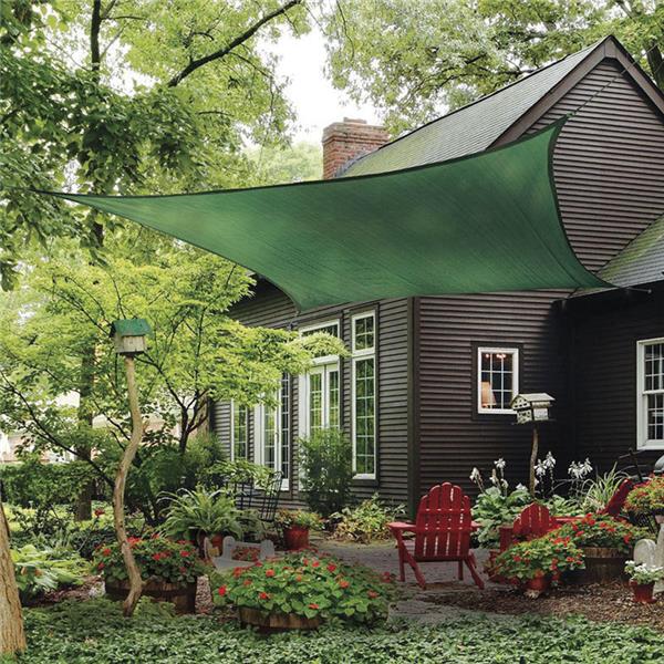 TOLDO VELA 3,6X3,6 M. VERDE Cuadrada