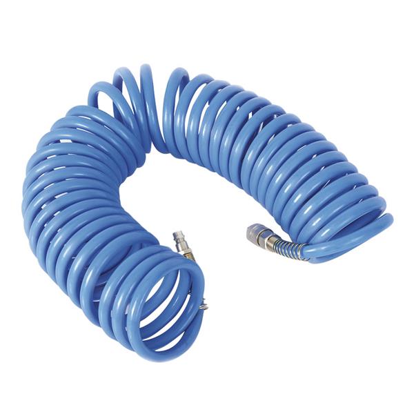 TUBO ESPIRAL POLIURETANO CONEXION RAPIDA 10Mt x 12mm Ratio